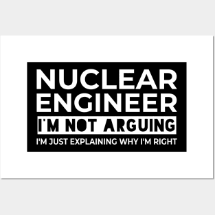 funny nuclear engineer quote Posters and Art